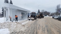 На территории городского округа Вичуга в плановом режиме проводится расчистка улиц от снега